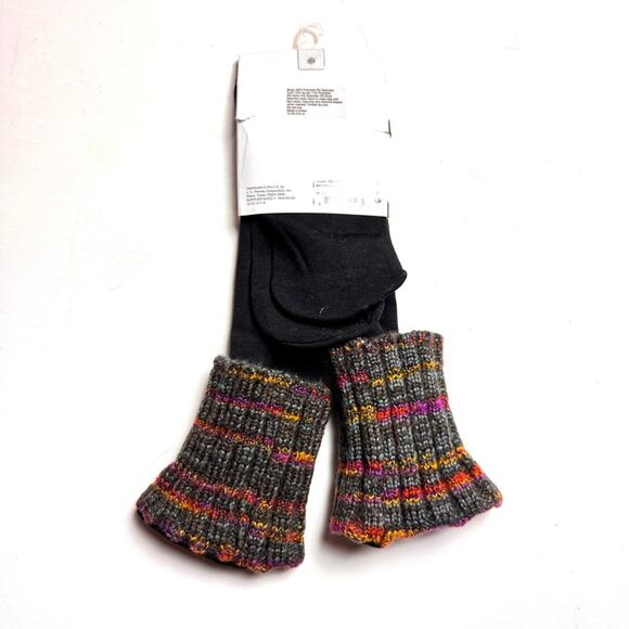 MIXIT Cold Winter  Weather Plush Lined Boot Cuff Knee High Socks  Sz OS NWT - Picture 5 of 10